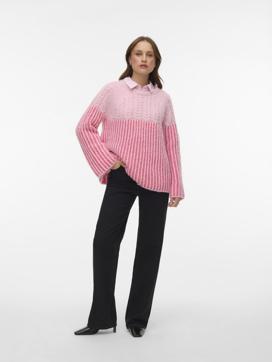 VMERIKA Pullover - Roseate Spoonbill - VERO MODA & VILA Bergvik